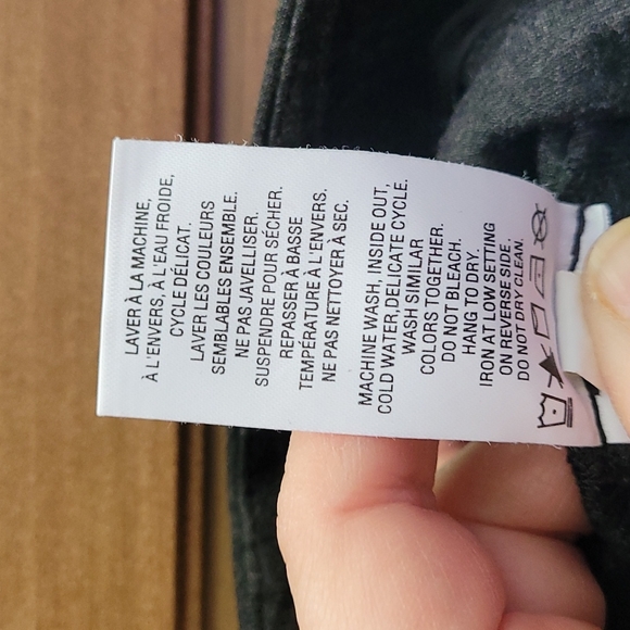 Reitmans Black/Grey Plaid Skinny Dress Pants Size 14 Zipper with Hook and Bar - Picture 5 of 6